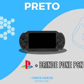 PS2 PORTÁTIL HD - TODOS OS JOGOS DA SUA INFÂCIA NA PALMA DA SUA MÃO + FONE PSN E PEN DRIVE COM 1000 JOGOS DE BRINDE! - Allport Shop