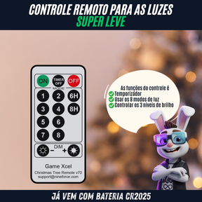 Oferta BLACK FRIDAY | Árvore de Natal Retrátil com enfeites e luzes (+ Brinde EXCLUSIVO)