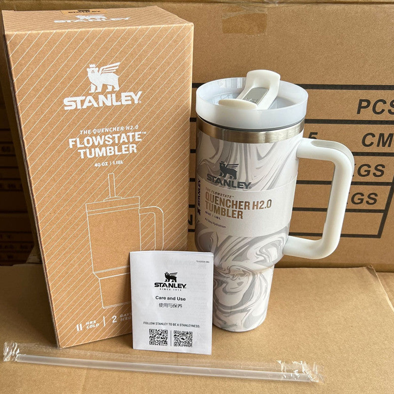 Copo Stanley Quencher H2.0 FlowState Tumbler 30oz em Aço Inoxidável com Tampa e Canudo - Allport Shop