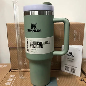 Copo Stanley Quencher H2.0 FlowState Tumbler 30oz em Aço Inoxidável com Tampa e Canudo - Allport Shop