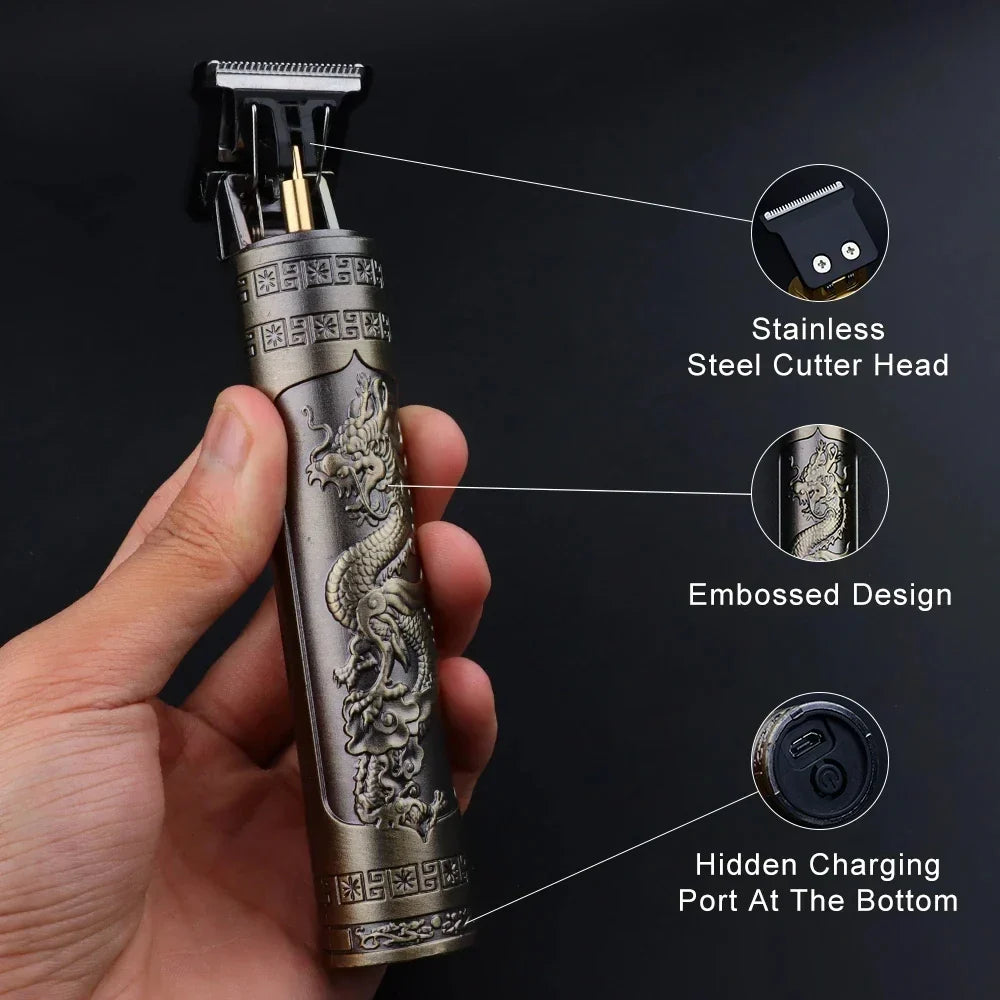 Máquina de cortar cabelo, elétrica, sem fio, profissional para homens, barbeador, máquina de corte, barbeiro haircut estilo clipper - Allport Shop